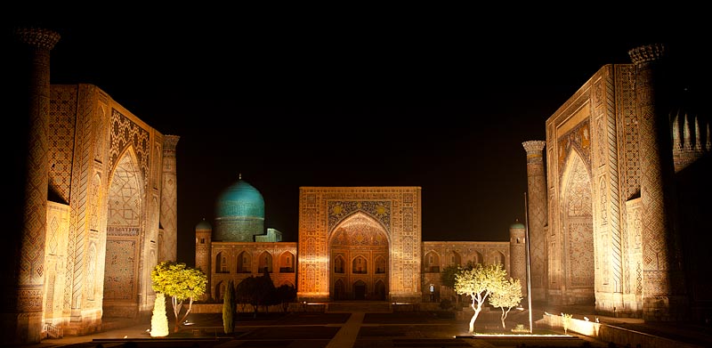 Plaza del Rejistan, Samarcanda, Uzbequistan.