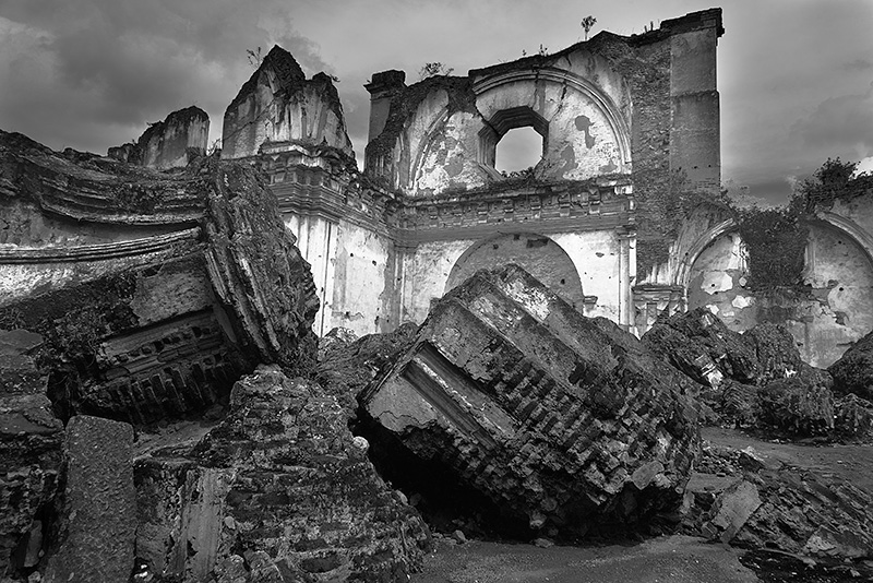 Centro Histórico Colonial de Antigua en Guatemala, declarado Patrimonio de la Humanidad por la UNESCO.