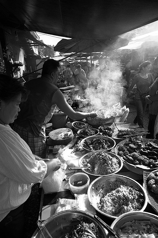 Mercado de Luang Prabang. Laos