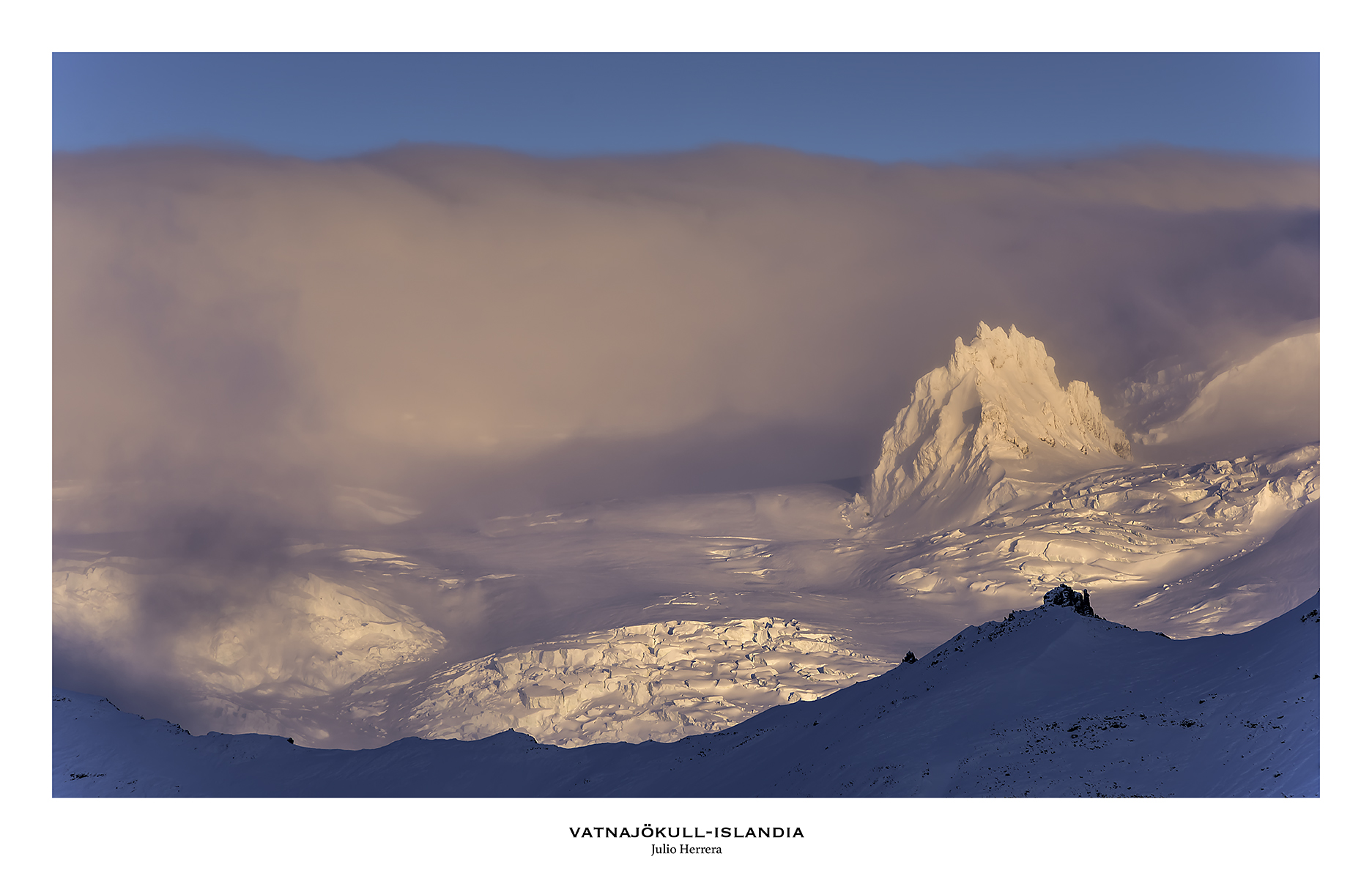 Vatnajökull, Islandia, montaña, paisaje nevado