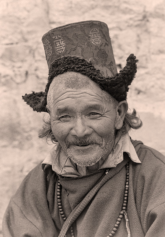 Hombre en Ladakh.